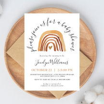 RAINBOW HEART baby shower