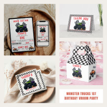 Monster Trucks 1st Birthday Party Collection