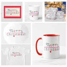 Jolly Merry Christmas and Hanging Ornament 