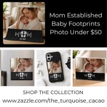 Mom Established Baby Footprints Photo Under $50 