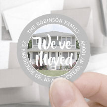 New Address Return Address Labels & Envelope Seals