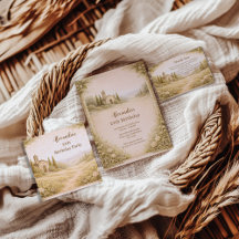 Romantic Countryside Floral Birthday
