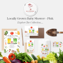 Locally Grown Gardening Baby Shower - Pink