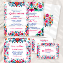 Floral Quinceanera Fiesta Mexicana Collection