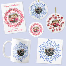 Scandinavian Modern Photo Christmas Cards & Decor