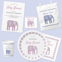 Elephant Safari Jungle Themed Baby Shower