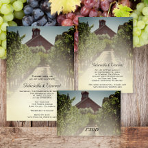 Vineyard and Red Barn Wedding