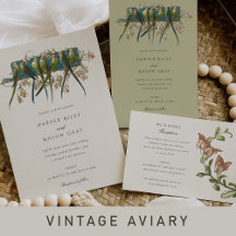 Elegant Aviary-Themed Wedding