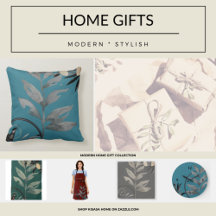 Home Gifts   Modern Artistic Watercolor Leaves