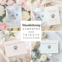 Minimalist Cat Memorial and Remembrance