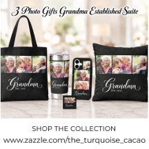 3 Photo Gifts Grandma Established Suite