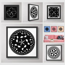 Modern Abstract Geometric Fine Art Wall Decor