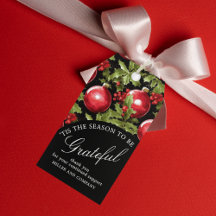 Corporate Christmas Gift Tags
