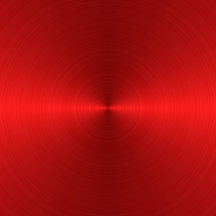 Red Metallic Circular Brushed Plating