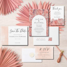 Romantic Coral Rose Wedding