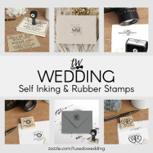 Wedding Rubber Stamps