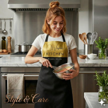 Personalized Aprons for Work, Brand, or Gift