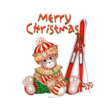 CRHISTMAS BEAR 6 - OURSON NOEL 6