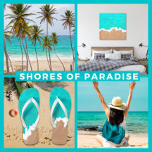 Shores of Paradise - Caribbean Turquoise Sea