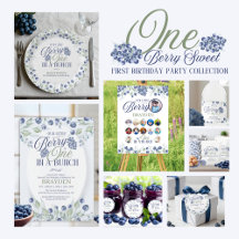 One In A Bunch First Birthday Party Set