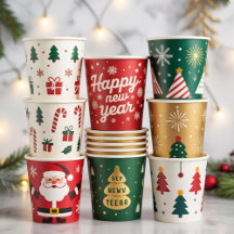 Festive Party Cups