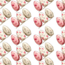 Easter Pastel Pink Beige Eggs Pattern