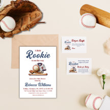 A Little Rookie on the Way - Baseball Baby Shower