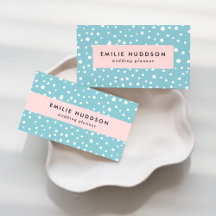 Blue Dalmatian Spots Business Cards Collection