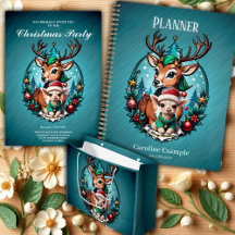 Cheerful and inviting Christmas illustration 