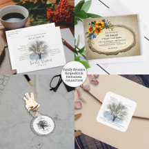 Family Reunion Keepsakes & Invitations