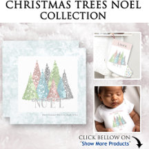 Noel Pastel Christmas Trees