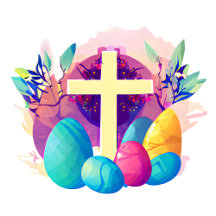 Beautiful Christian Easter Cross