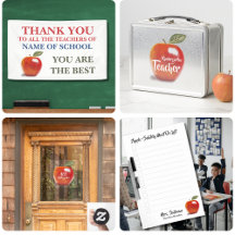 Red Apple - Thank You Teachers