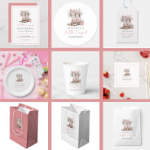 Little Cowgirl Baby Shower Cowgirl Floral Boots