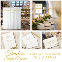 Timeless - Luxe Gold Wedding Simple Elegance