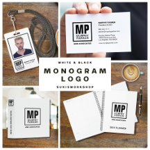 Monogram Logo - Modern Simple & Bold