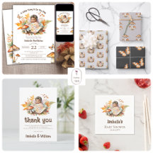 Autumn Woodland African American Fairy Baby Shower