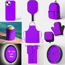 Electric Psychedelic Purple Solid Color