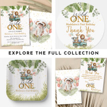 Safari 1st Wild One First Birthday Party Theme