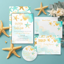 Nautical Coastal Summer Beach Blue wedding suite