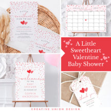 A Little Sweetheart Valentine Baby Shower