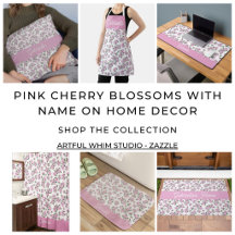 Cherry blossom home decor custom name home decor