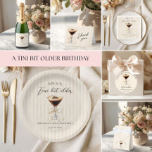 Tini Bit Older Espresso Martini Birthday Party