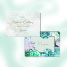 Pale Teal Rose 