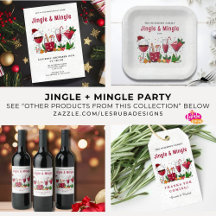 Jingle Mingle Christmas Party Invitation Suite