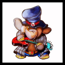 Metalphant with Guitar