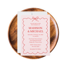 Retro Valentine Wedding Red And Pink Collection