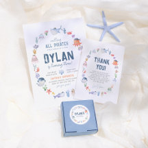 Pirate Ocean Under The Sea Boy Birthday Party