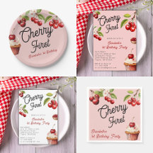 Cherry First Girly Birthday