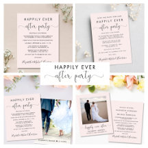 Elegant Happily Ever After Pink Wedding Reception